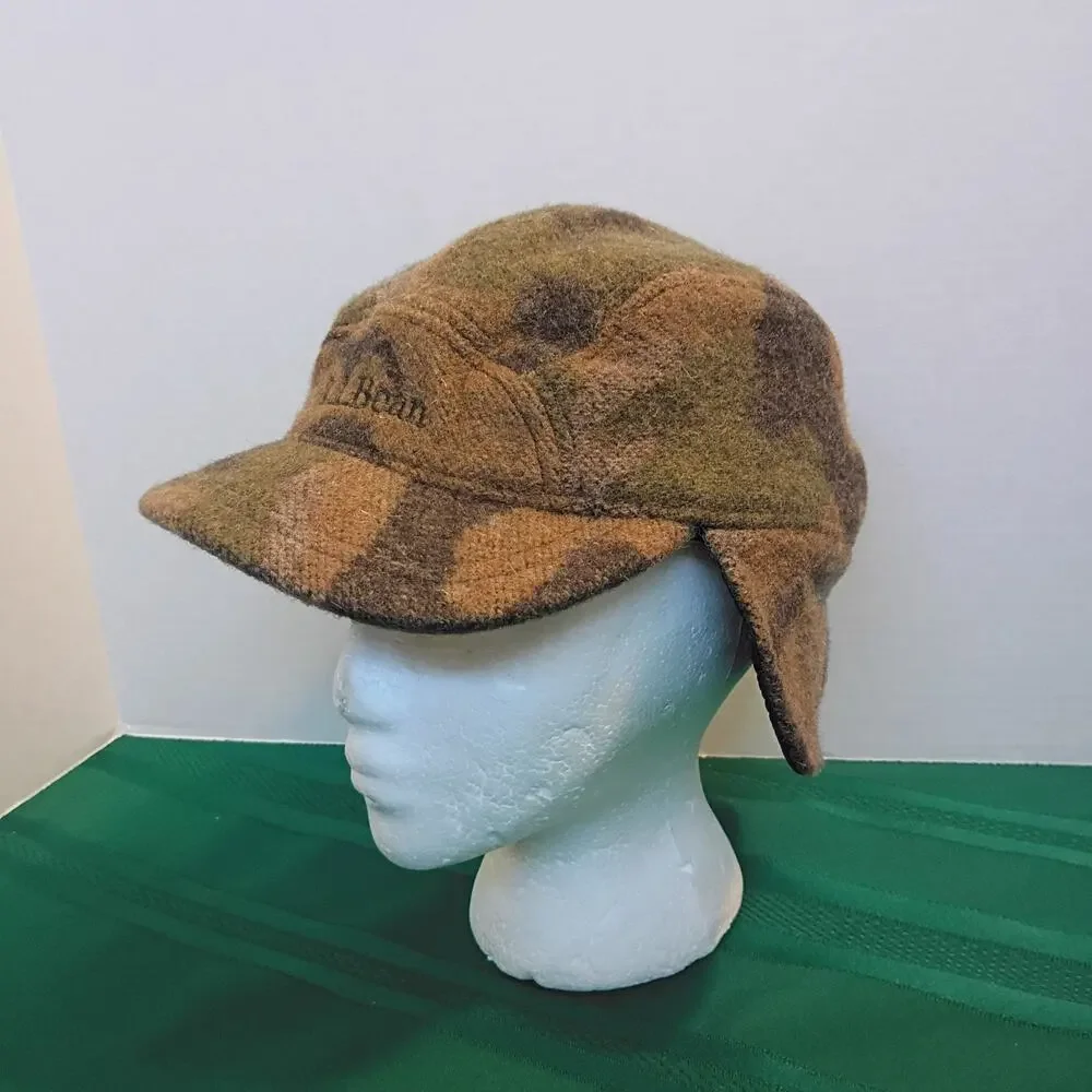 L.L. Bean Adults Maine Guide Wool Cap with PrimaLoft Camouflage Adult Small